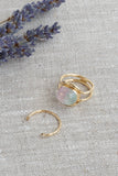 Nesting Candy Cocktail Gemstone Ring 18k - Size 7