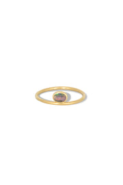 18k gold opal rings, one violet colored crystal opal, one black opal, one bounder opal. Rotating in sunlight to show colors