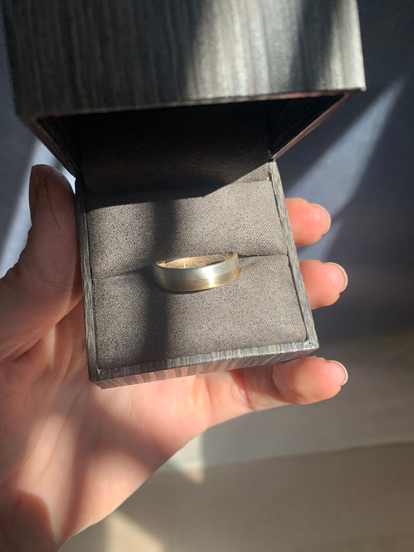 Half & Half with Grandpa's Ring for Derek